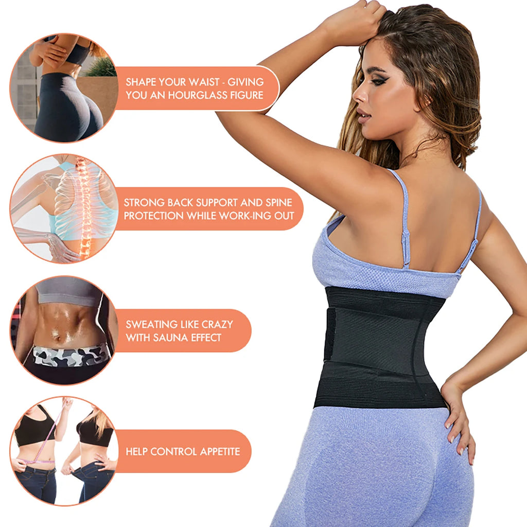 Waist trainer For Women Waist Cincher Corset Shapewear Tummy Control Body Shaper Workout Girdle