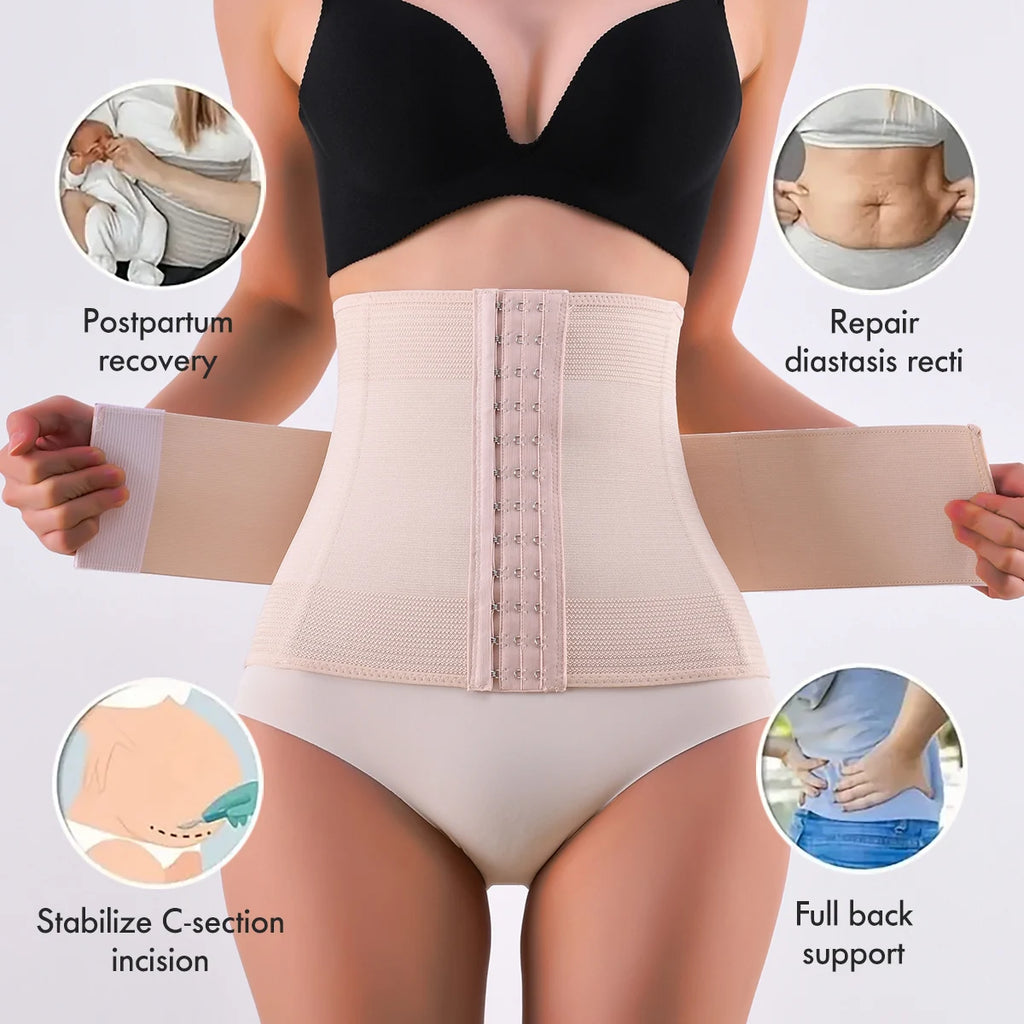 Waist trainer For Women Waist Cincher Corset Shapewear Tummy Control Body Shaper Workout Girdle