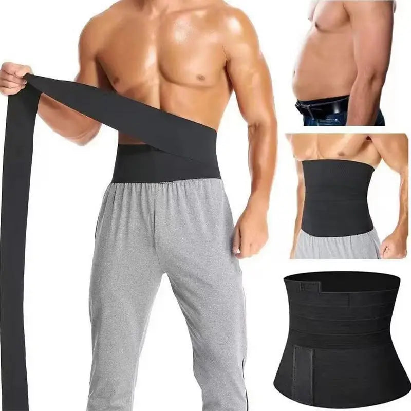 Waist Trainer Belt Waist Trainers for Women Belly Fat Trimmer Tummy Shaper Cincher for Slimming Body Belly Gym Sport Yoga